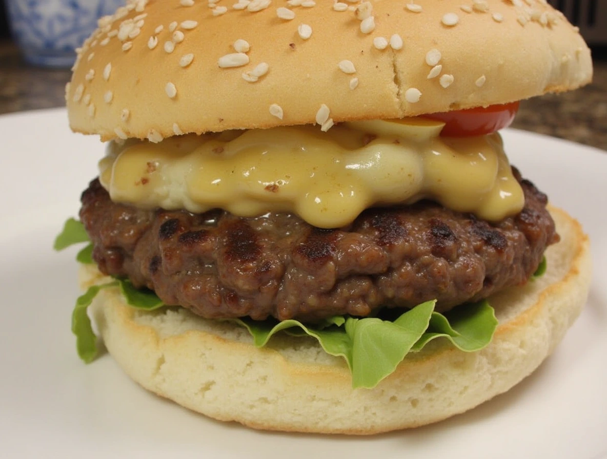 Homemade Beef Burger with Special Sauce Recipe Here!