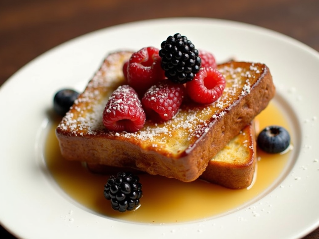 How to Perfect French Toast with Maple Syrup & Berries