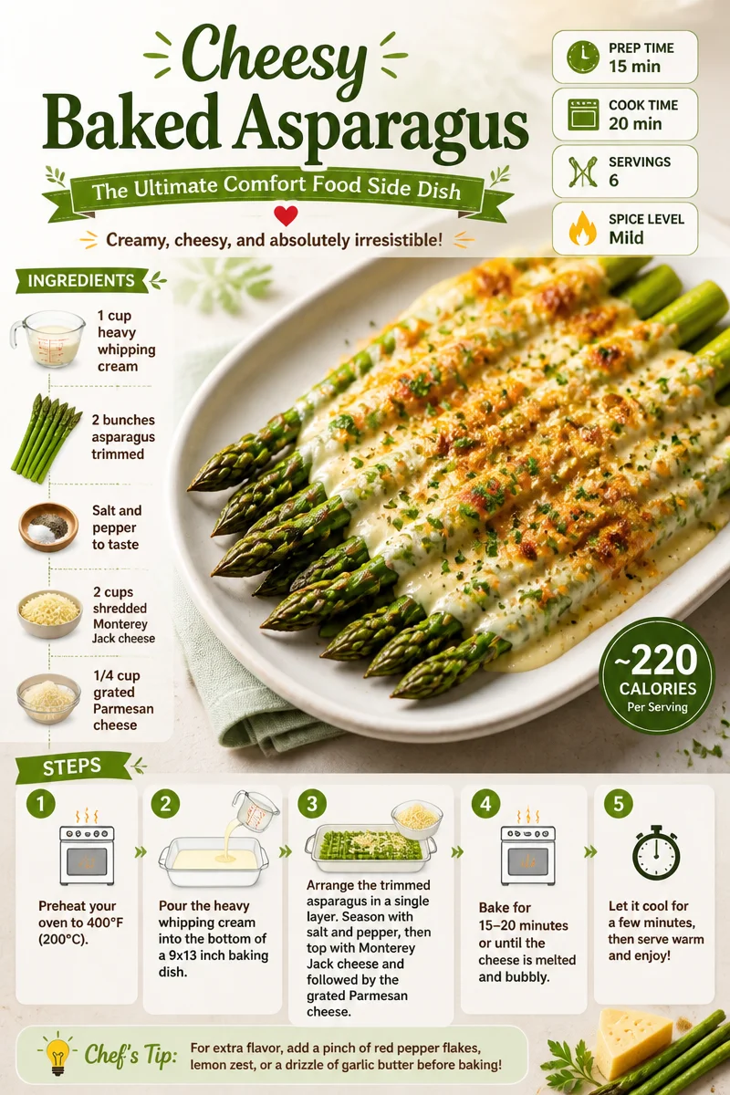 Cheesy Baked Asparagus: The Ultimate Comfort Food Side Dish Cheesy Baked Asparagus: The Ultimate Comfort Food Side Dish
