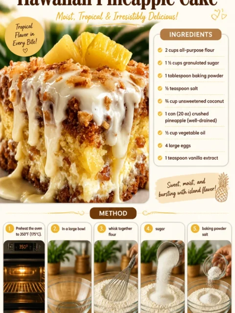 Hawaiian Pineapple Cake Hawaiian Pineapple Cake
