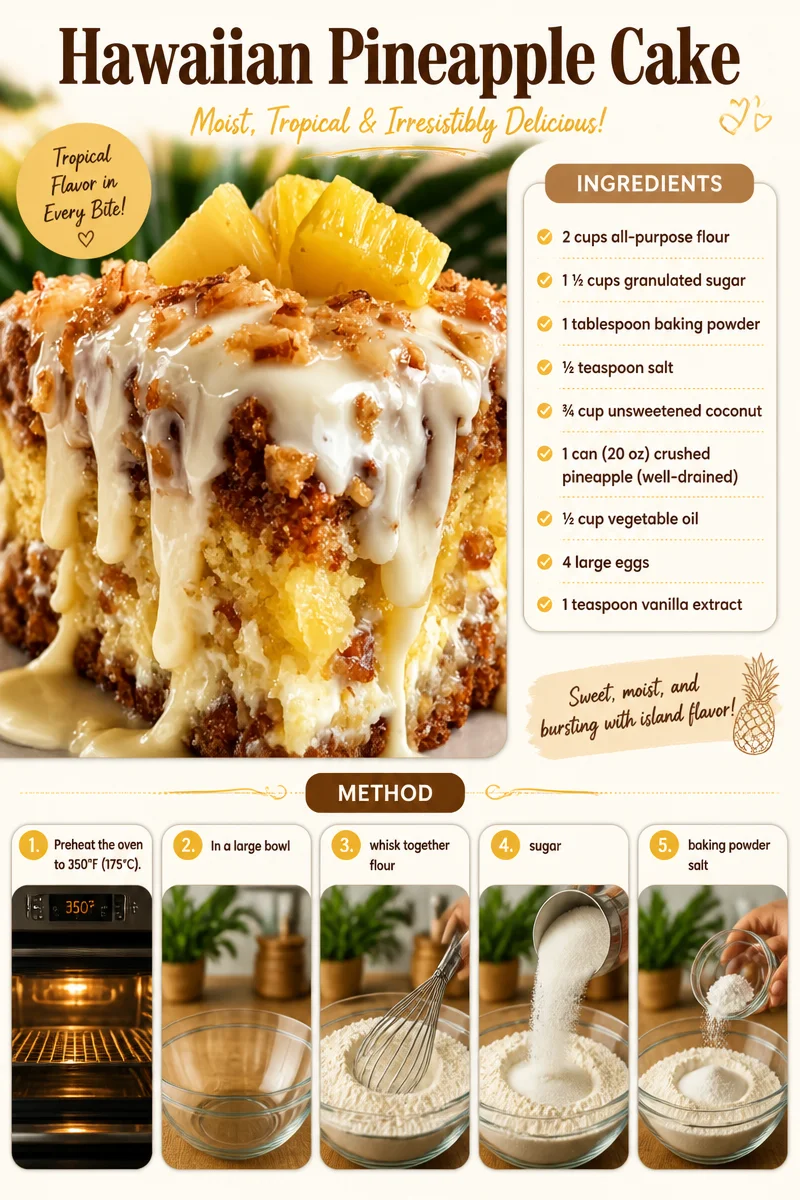 Hawaiian Pineapple Cake Hawaiian Pineapple Cake